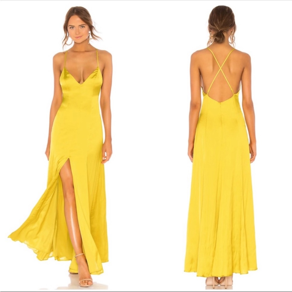 Lovers and Friends Bermuda Dress in Chartreuse Green Size Small
